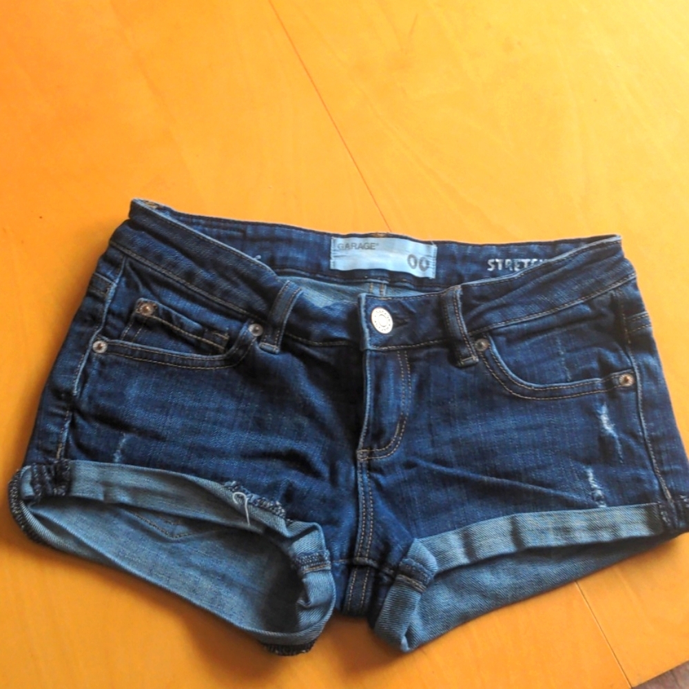 Denim shorts